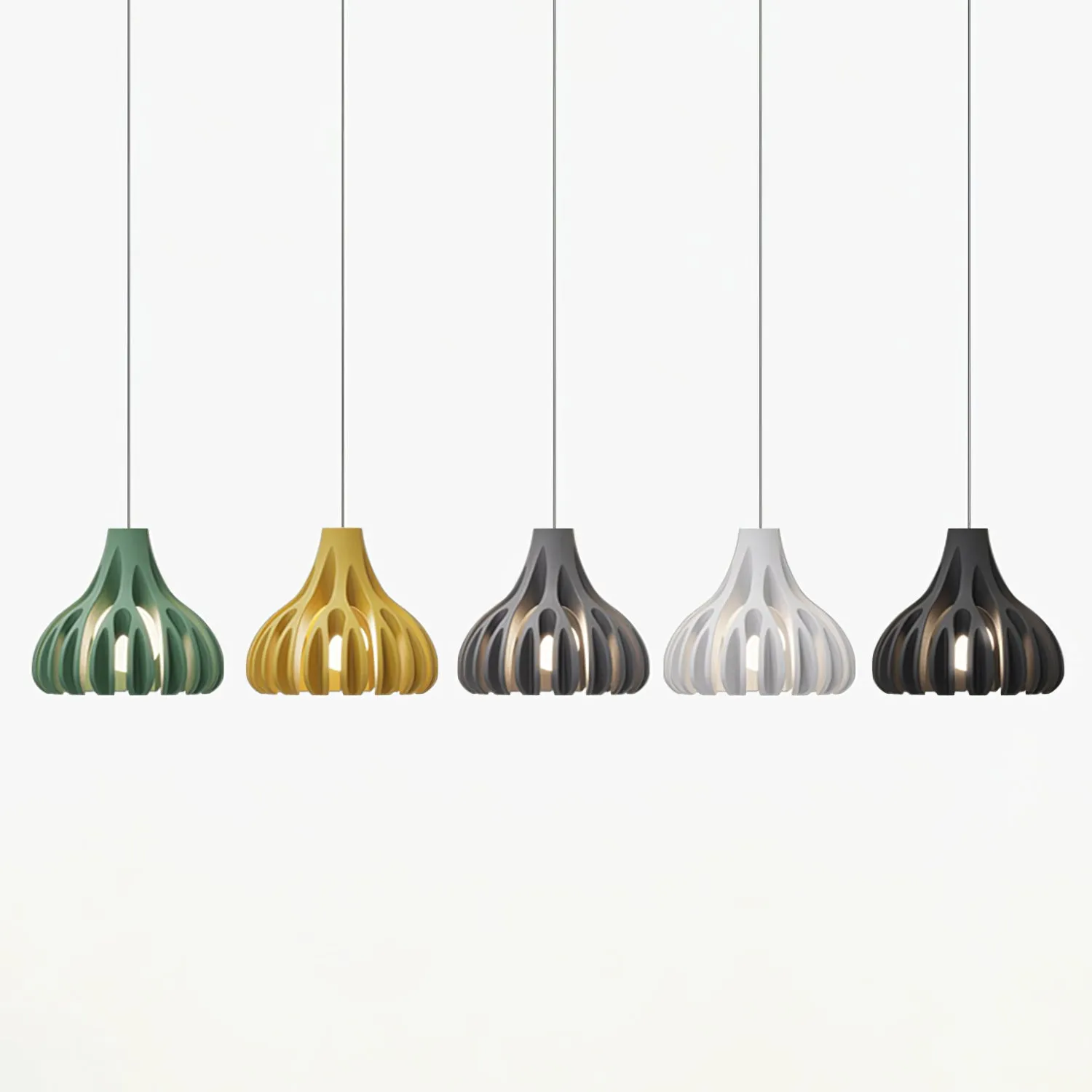 Coral Resin Pendant Lamp