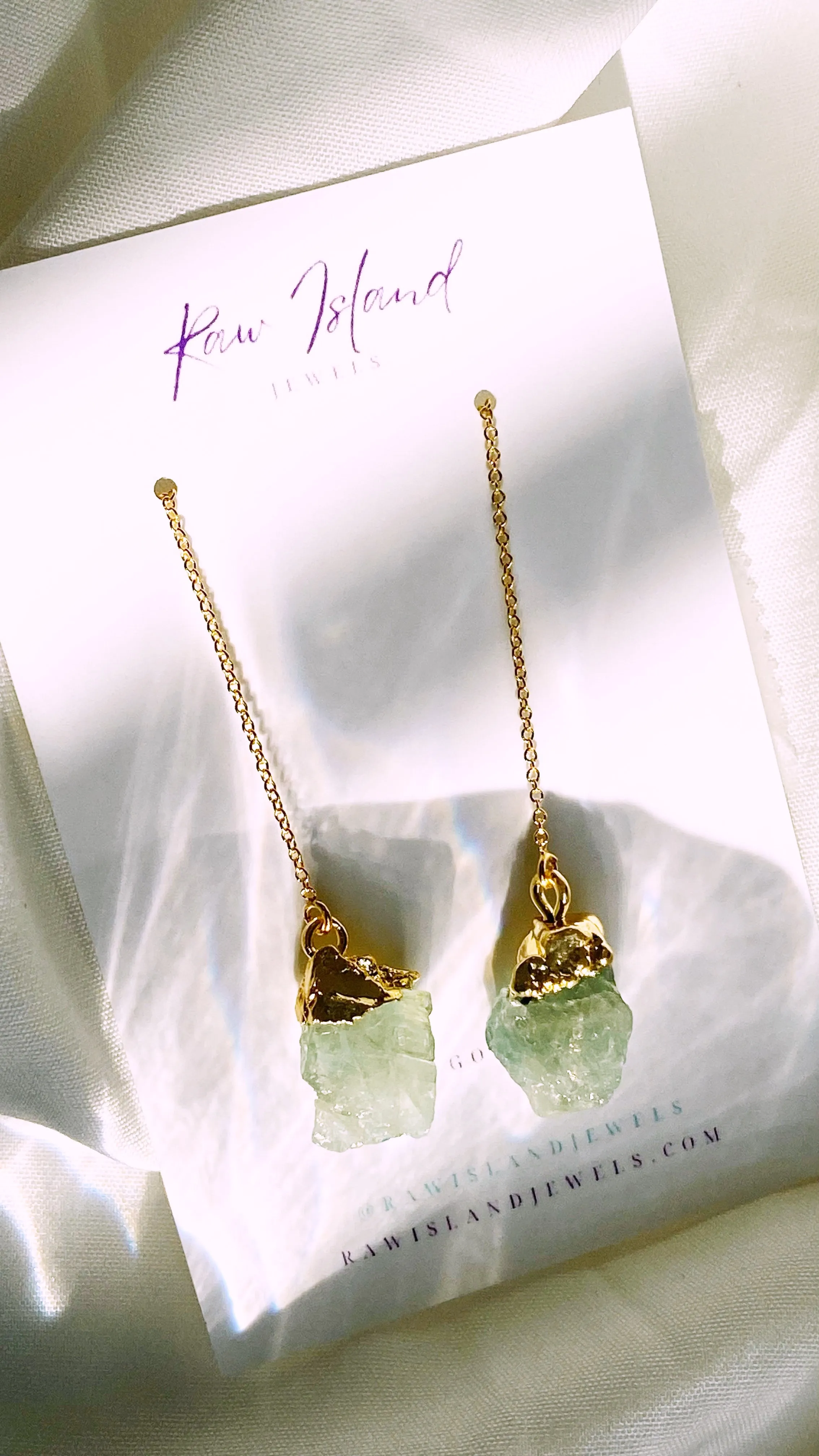 Custom Birthstone Dangle Earrings