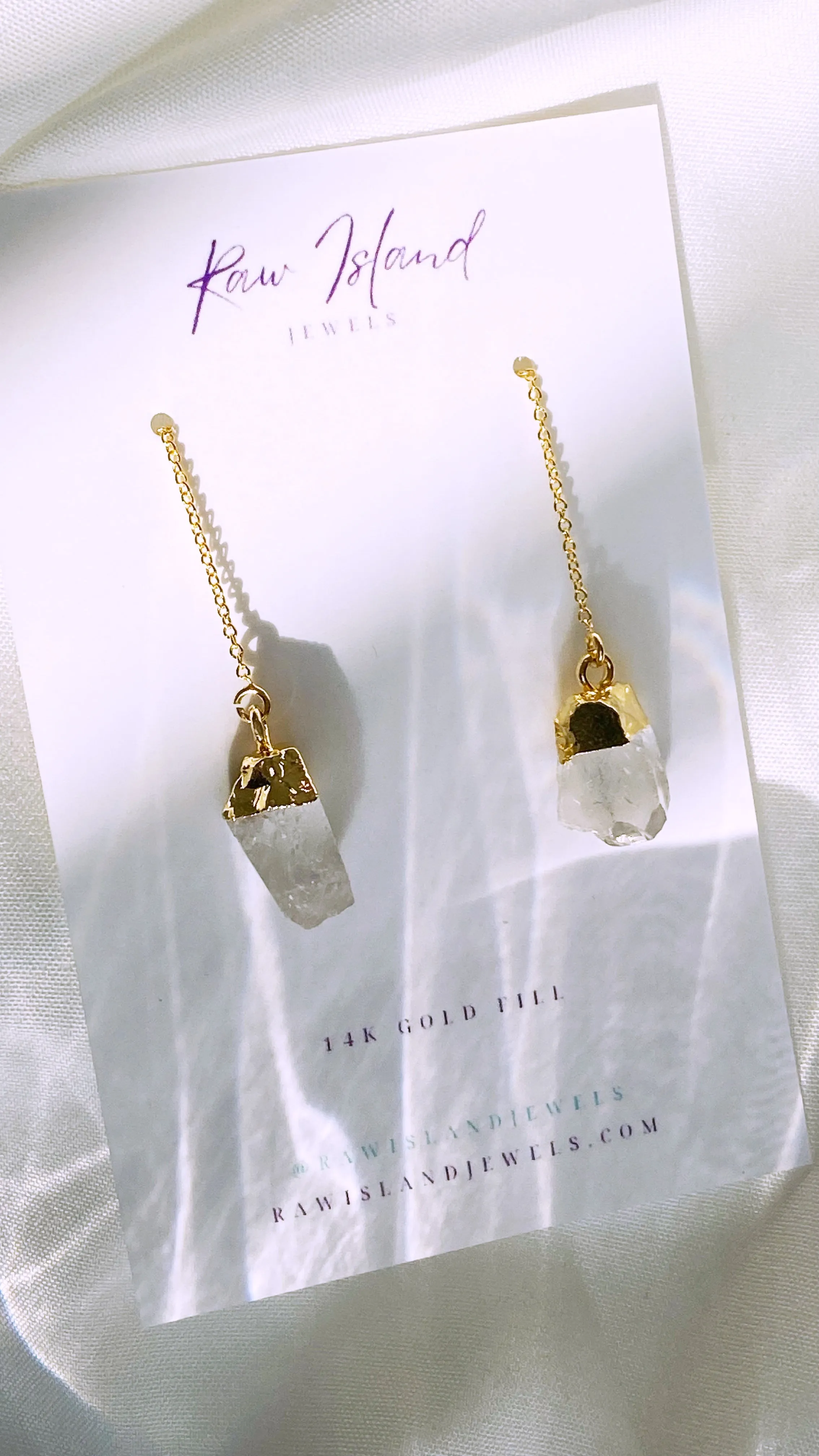 Custom Birthstone Dangle Earrings