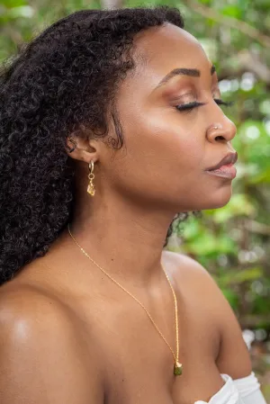 Dainty Mini Hoop Drop Earrings