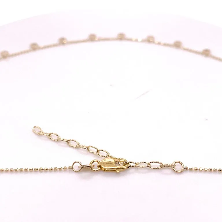 Dangle Diamonds by the Yard Necklace