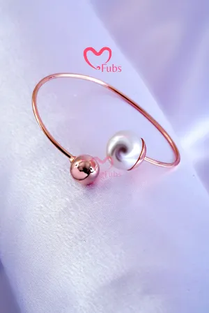 Delight Pearlescent Cuff Bracelet