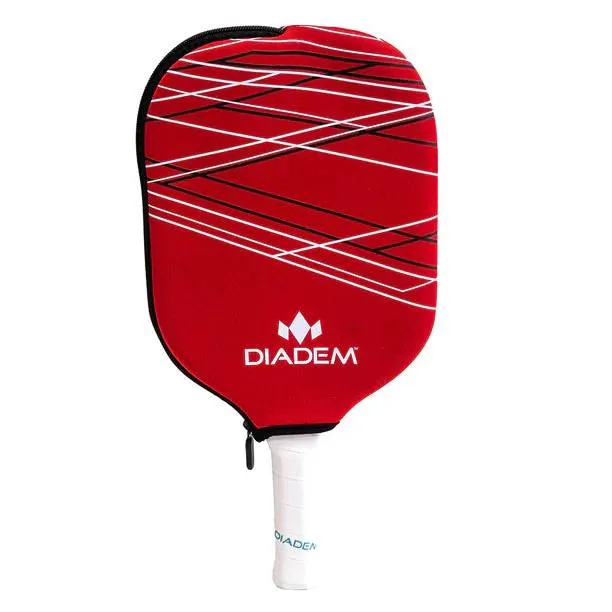 Diadem Pickleball Paddle Cover Red/Black Court