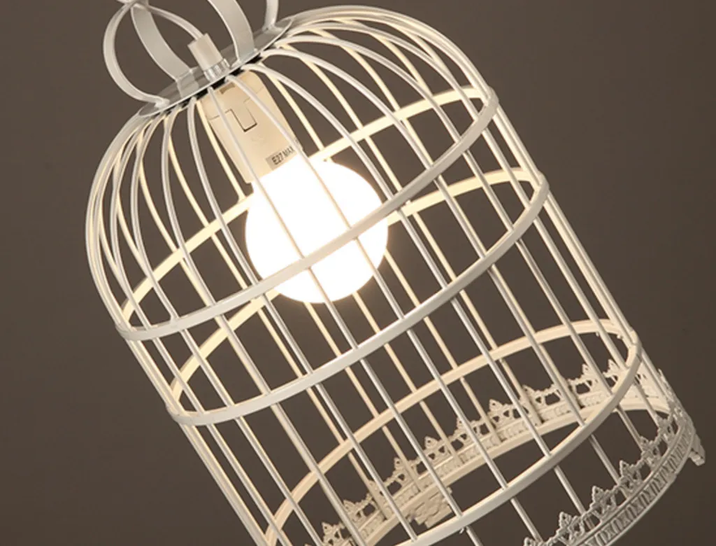 Dorotea Innovative Birdcage Design Vintage Pendant Lamp