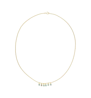 Drooping Aurelia Necklace 14K