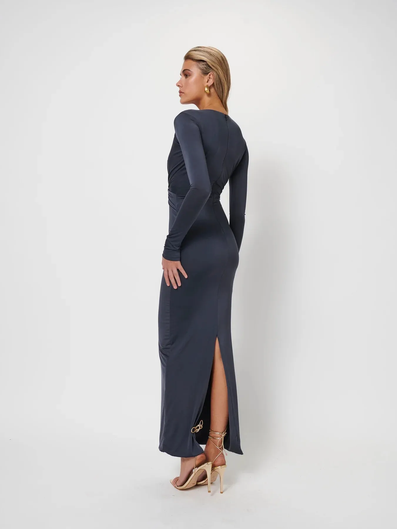 EFFIE KATS Womens Mira Maxi Dress  - Thunder
