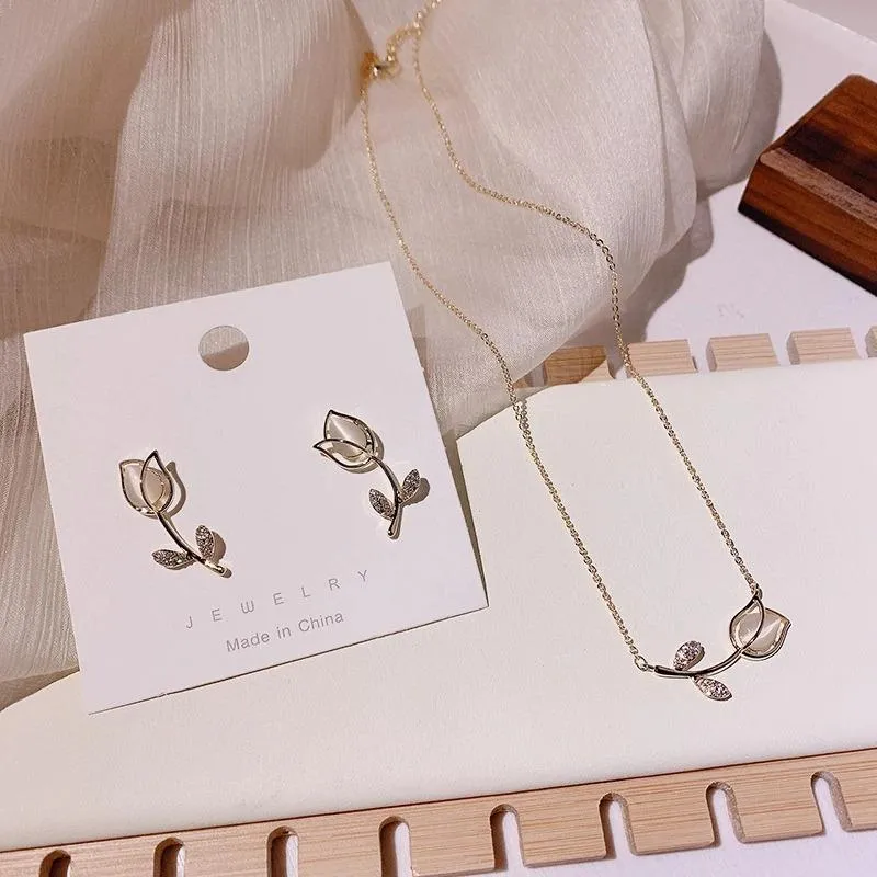 Elegant Opal Rose Accessory