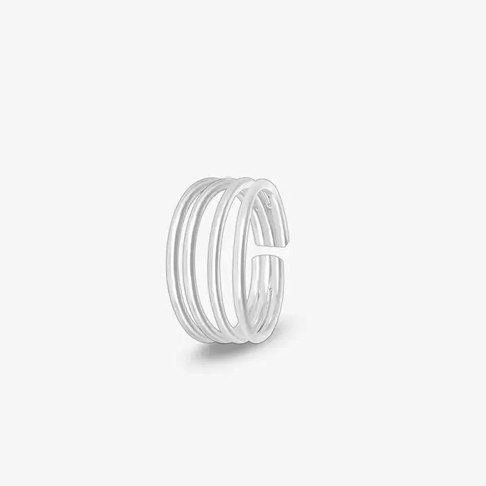 Elegant Spiral Layered Toe Ring