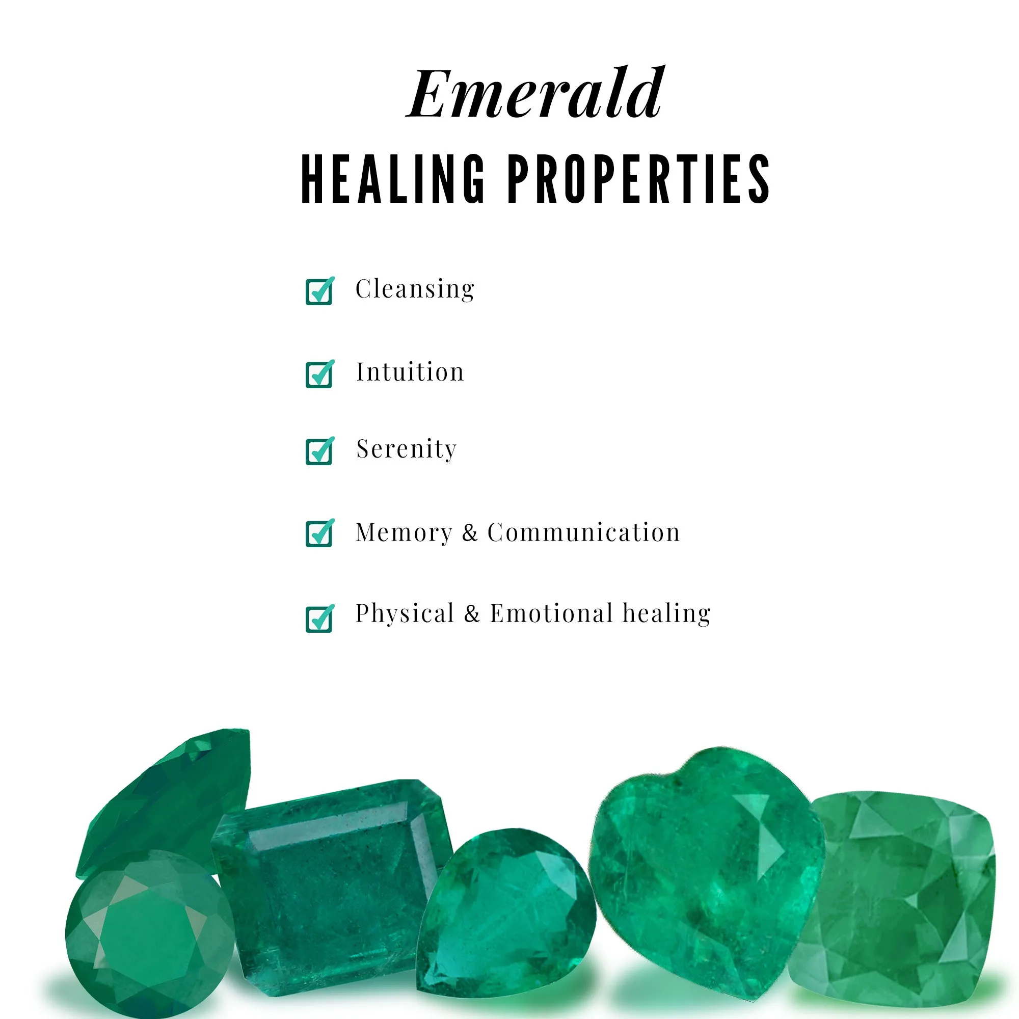 Emerald and Diamond Open Heart Pendant Necklace