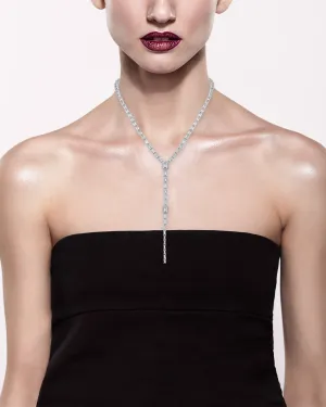 Emerald CZ Y-Necklace