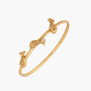 Fish Oxidized Cuff Bracelet