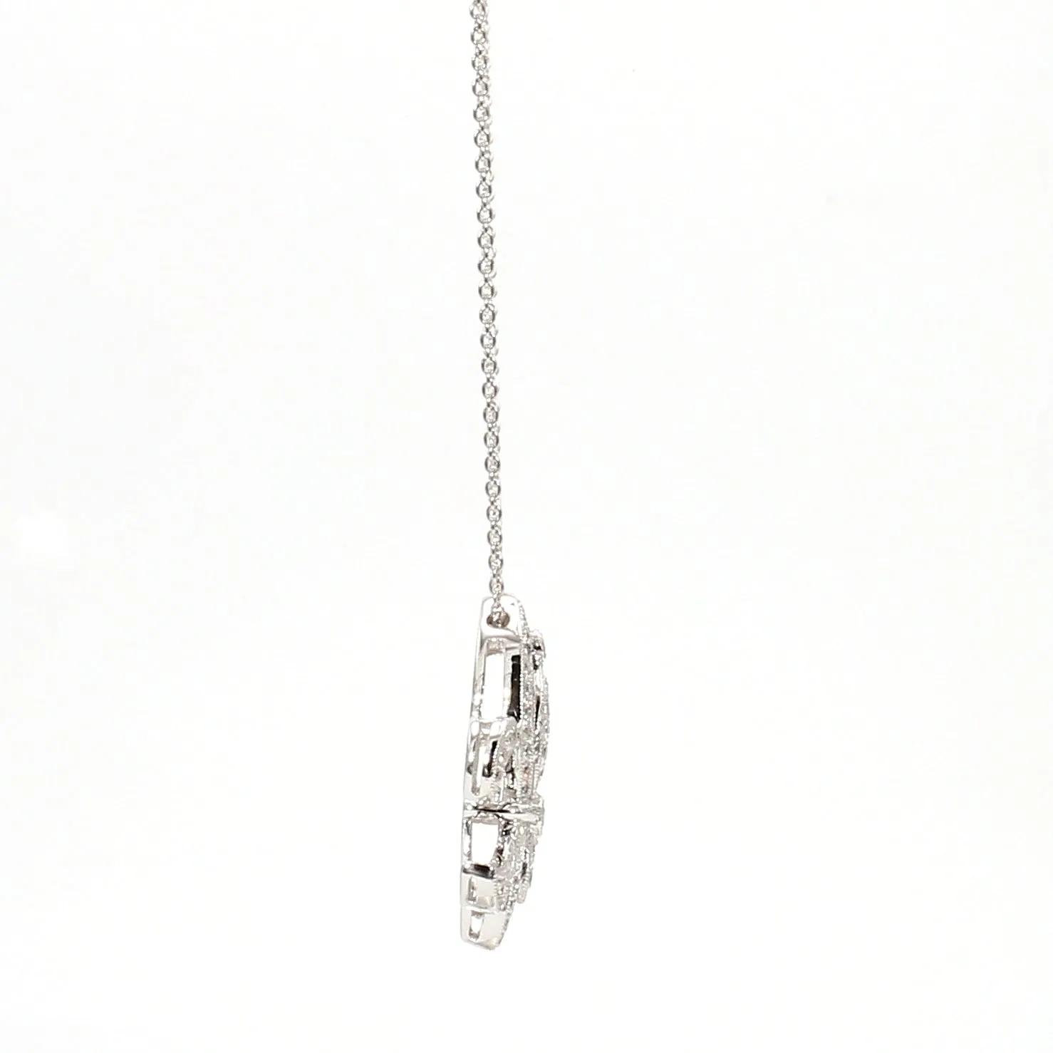 Fleur-de-Lis Diamond Necklace