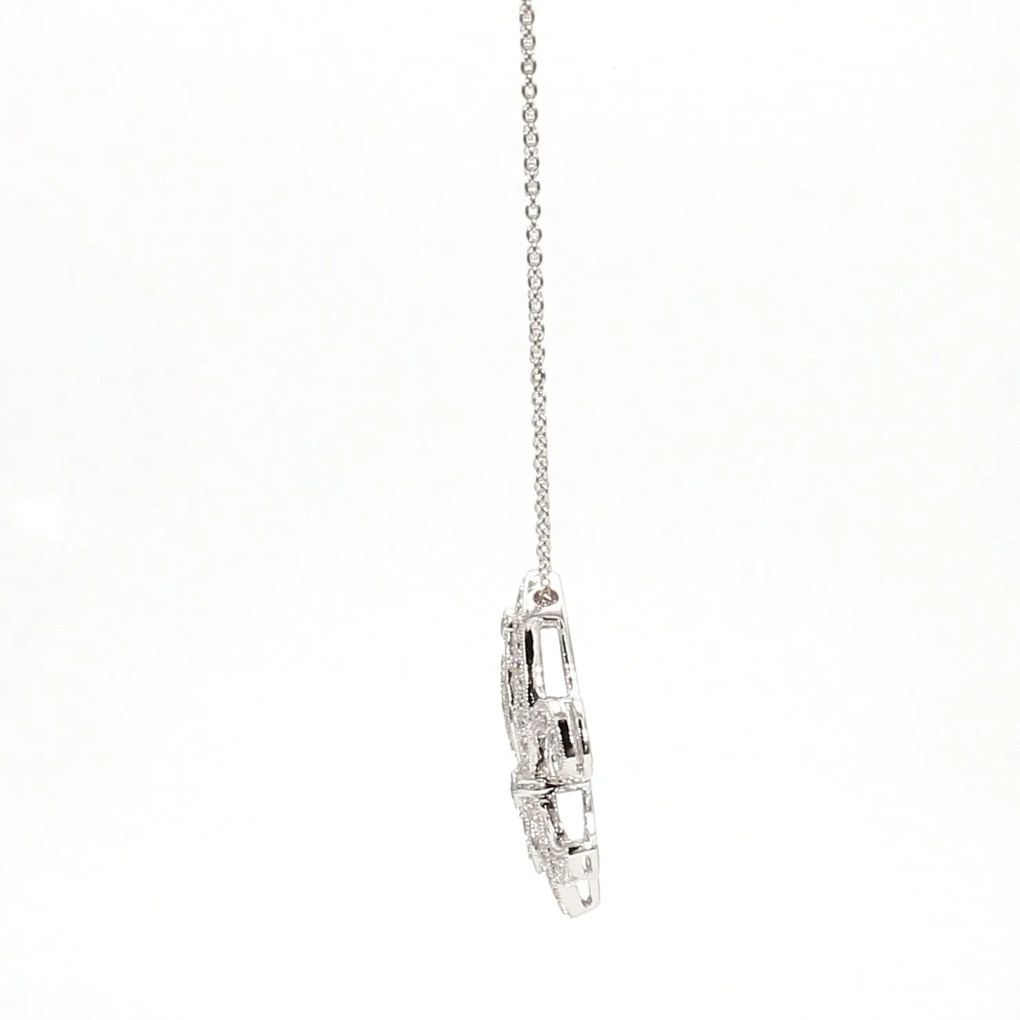 Fleur-de-Lis Diamond Necklace