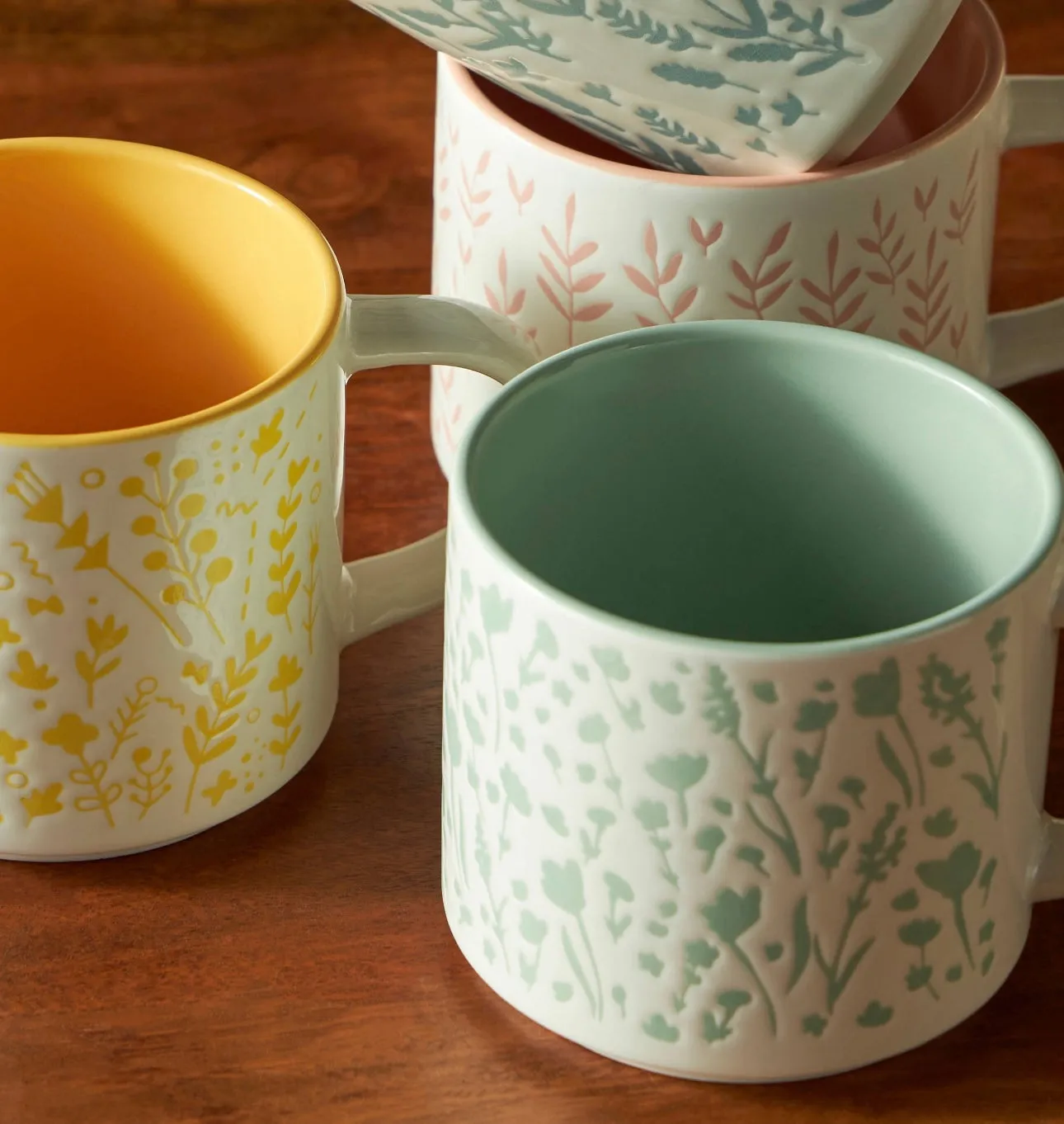 Garden Boho 4 Pieces Serving Mug Set