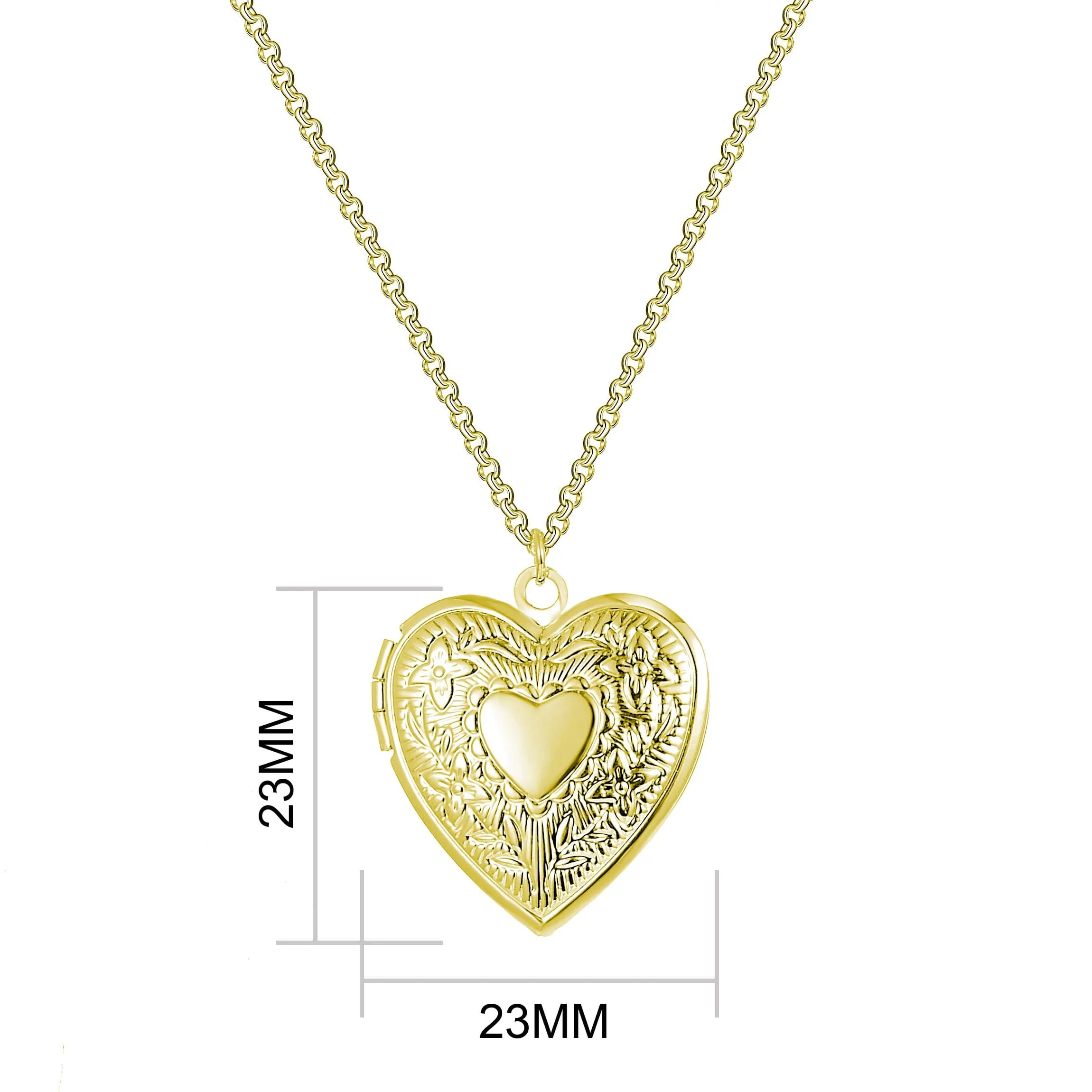 Gold Plated Heart Locket