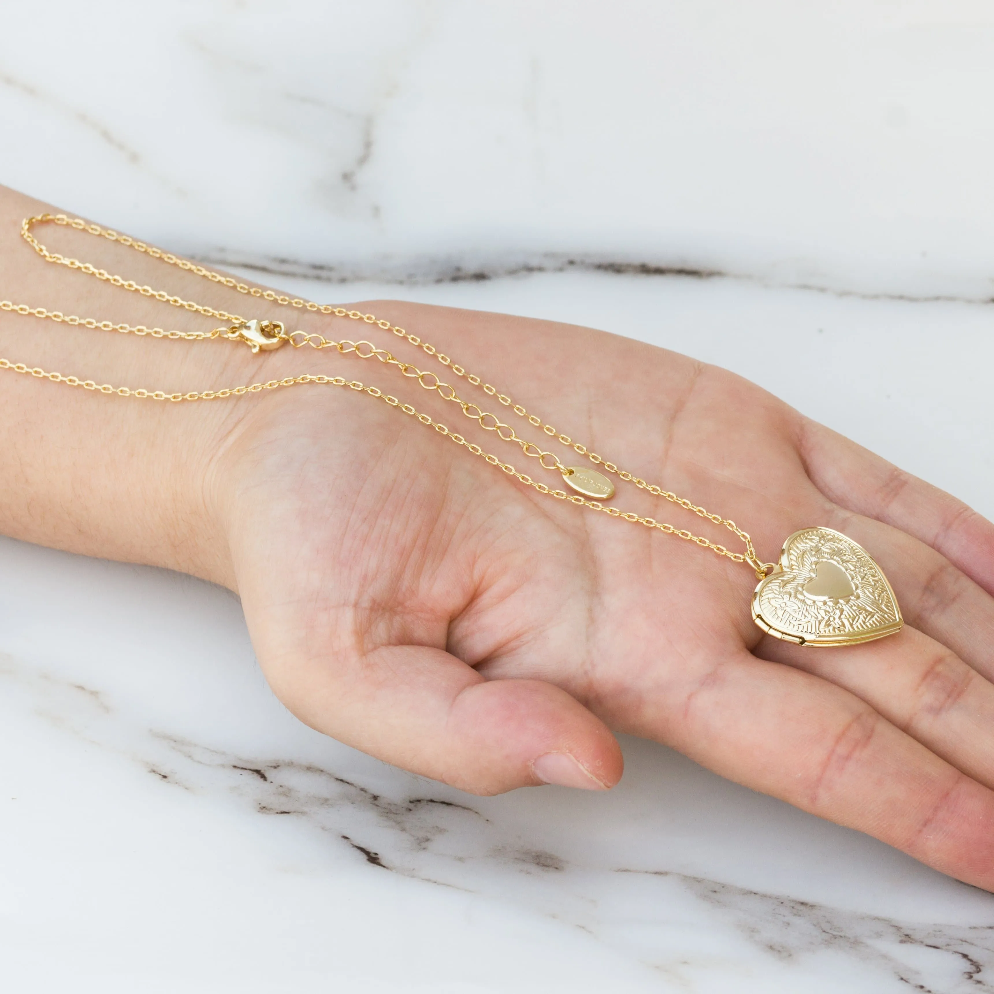 Gold Plated Heart Locket