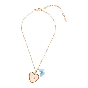 Great Pretenders Butterfly Heart Locket Necklace