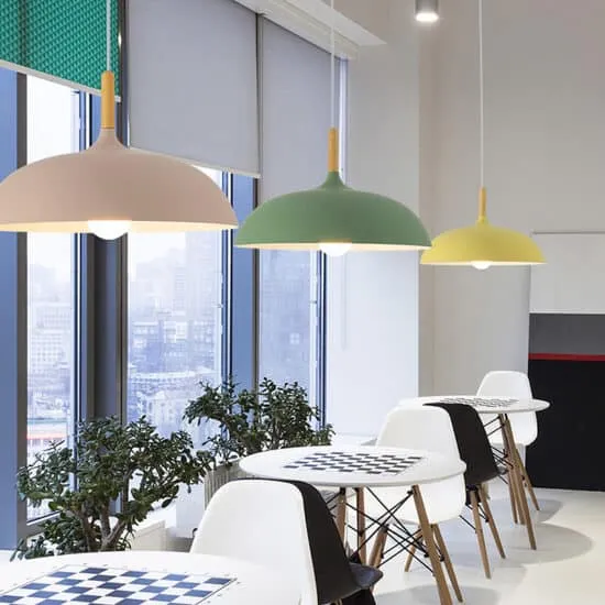 Gudmunno Scandinavian Lollipop Dome Pendant Lamp