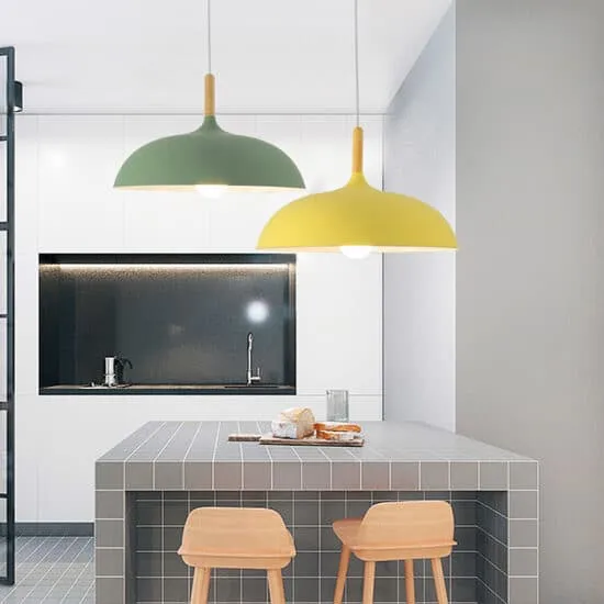 Gudmunno Scandinavian Lollipop Dome Pendant Lamp