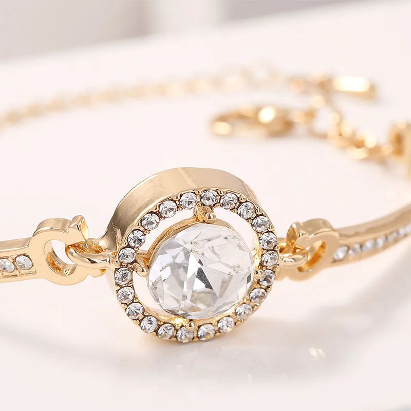Heart Of The Ocean Bracelet For Women Zircon Crystal