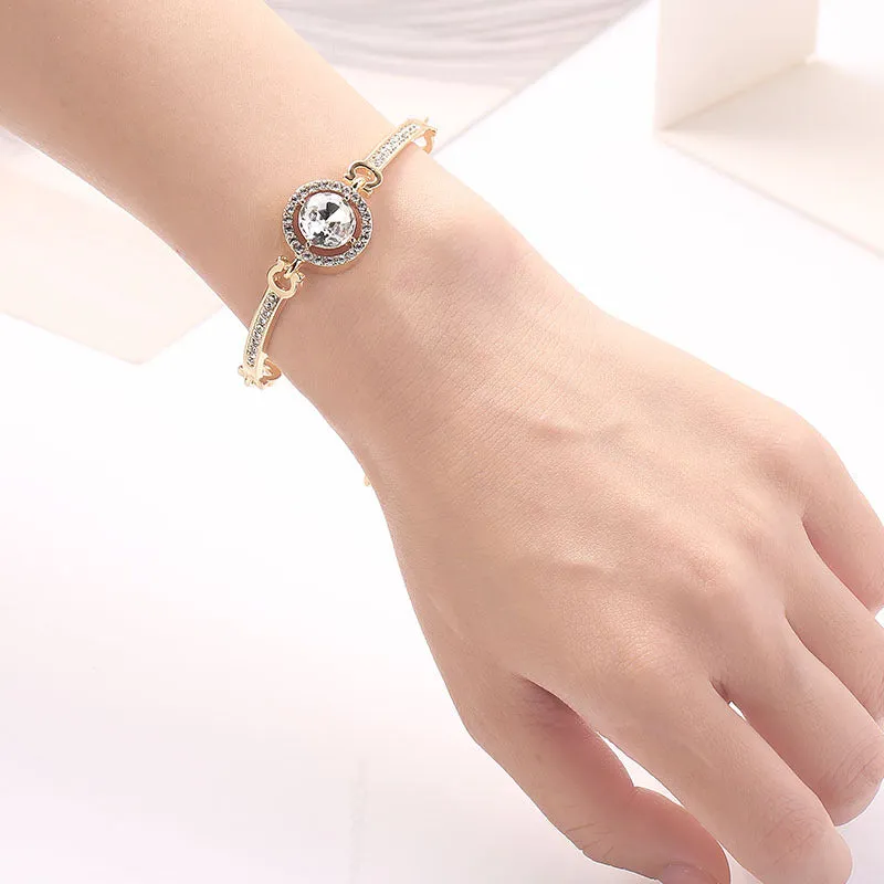 Heart Of The Ocean Bracelet For Women Zircon Crystal
