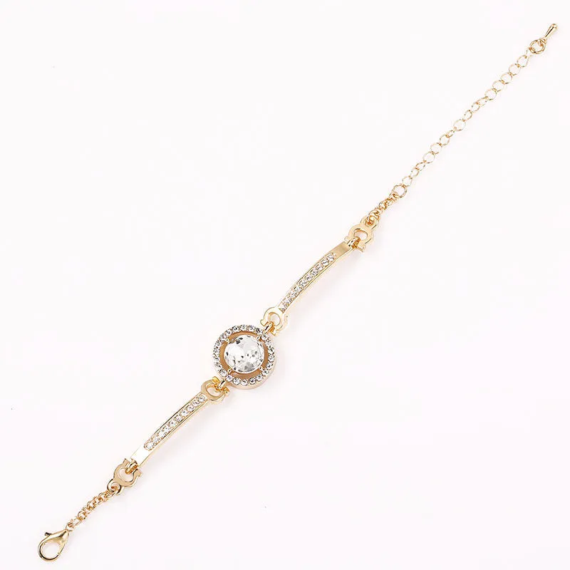 Heart Of The Ocean Bracelet For Women Zircon Crystal