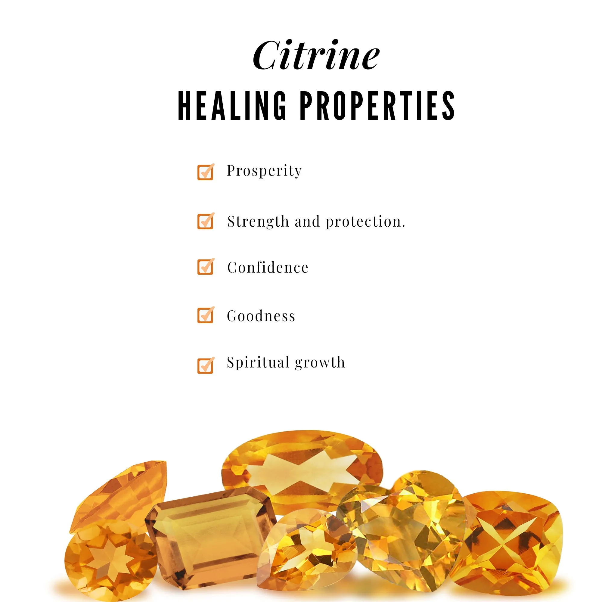 Heart Shape Citrine Pendant with Diamond Accent Bail