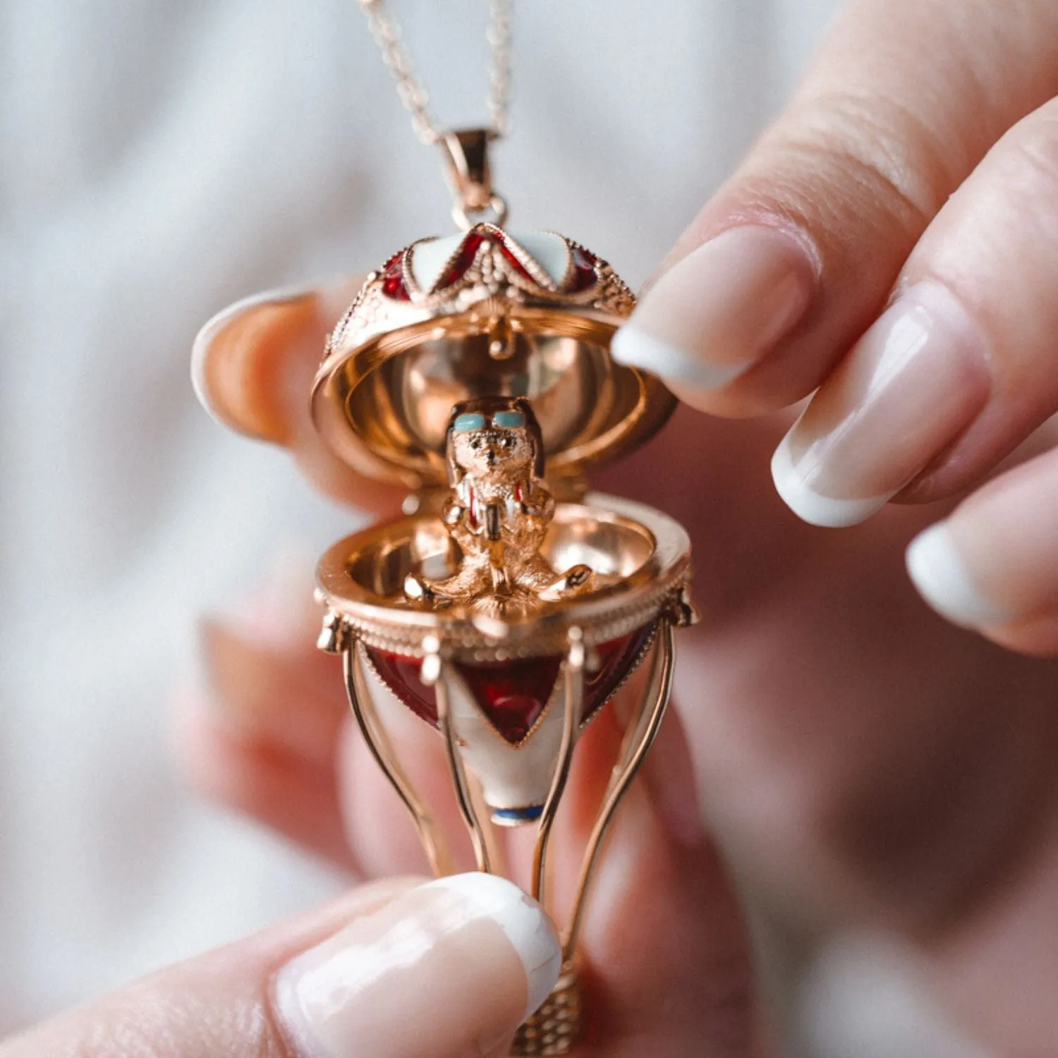 Hot Air Balloon Locket