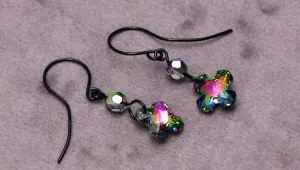 How to Make the Austrian Crystal Greek Cross Earrings