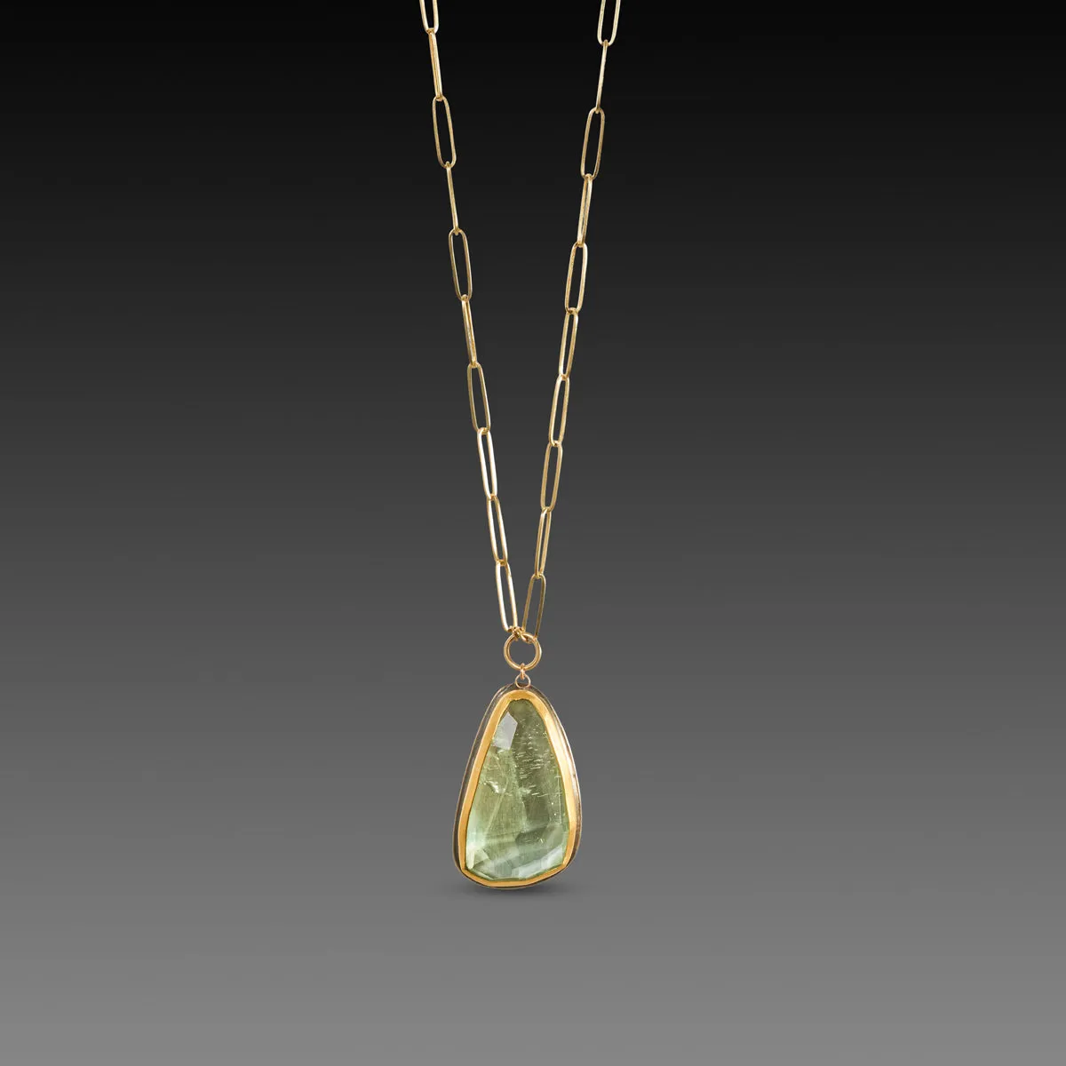 Icy Aquamarine Necklace