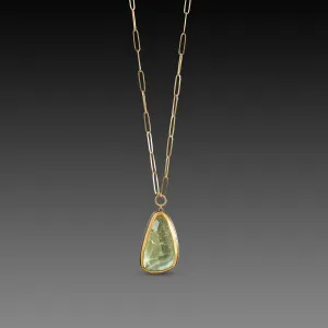 Icy Aquamarine Necklace