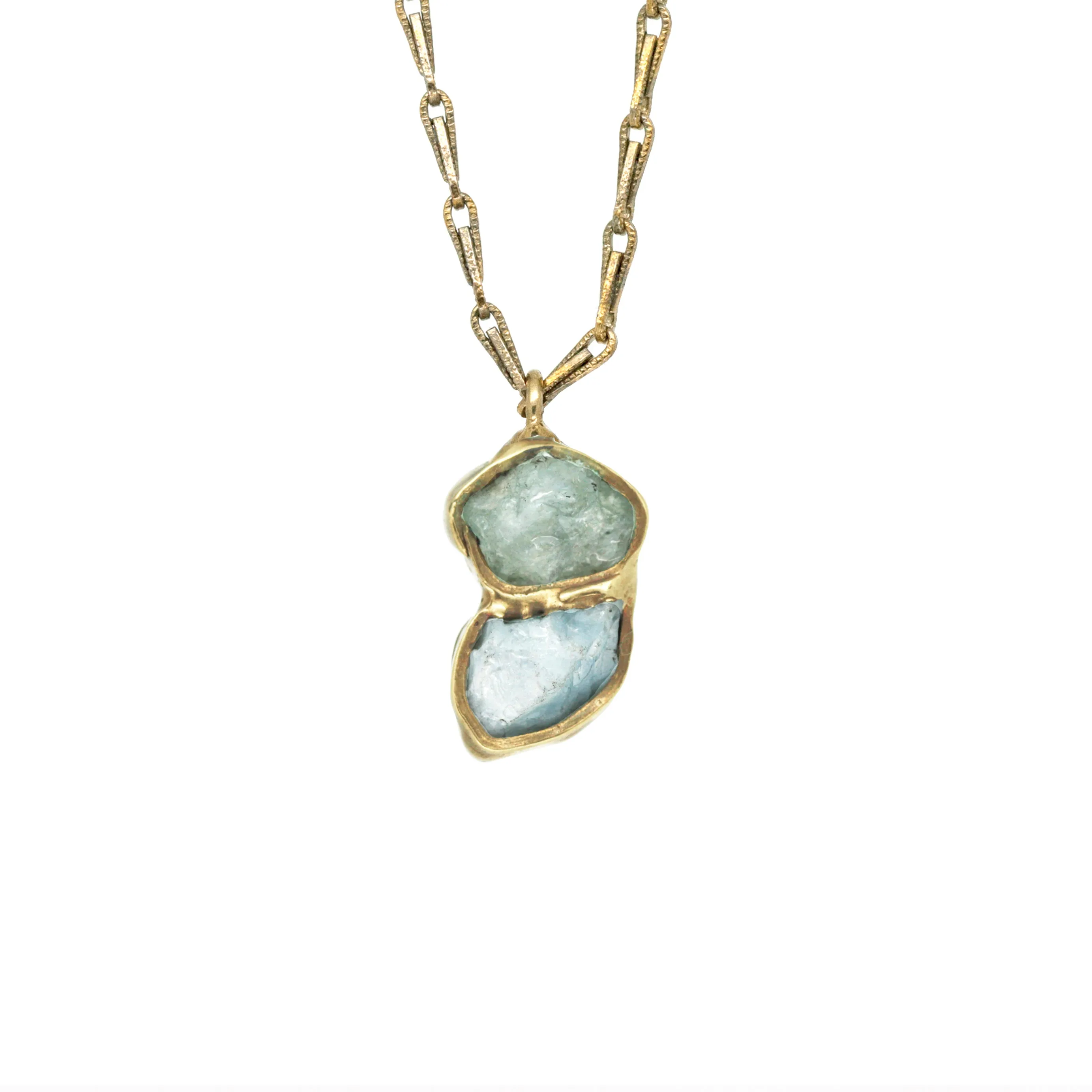 Immersion Pendant Necklace (Aquamarine)