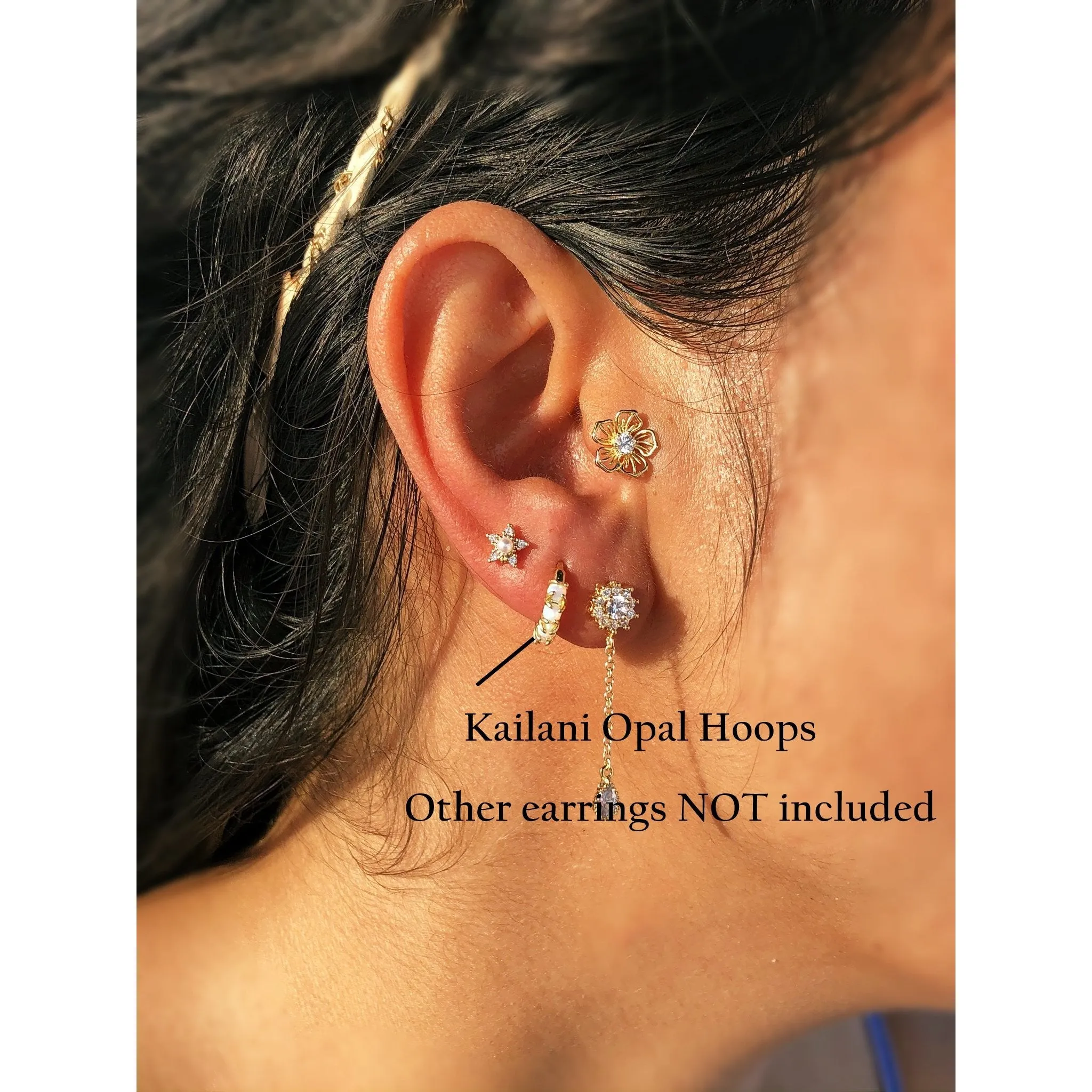 Kailani Opal Hoops