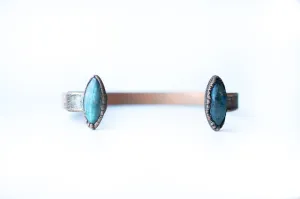 Labradorite Cuff Bracelet | Raw Mineral Cuff Bracelet