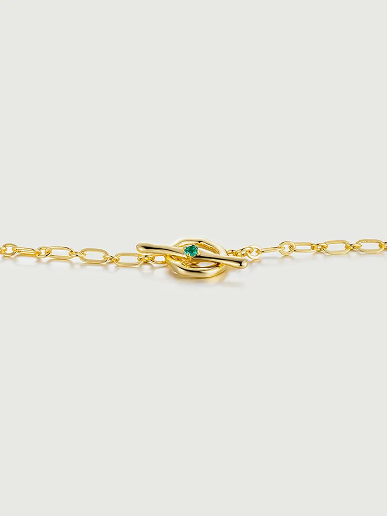 Link Wave Paperclip Necklace