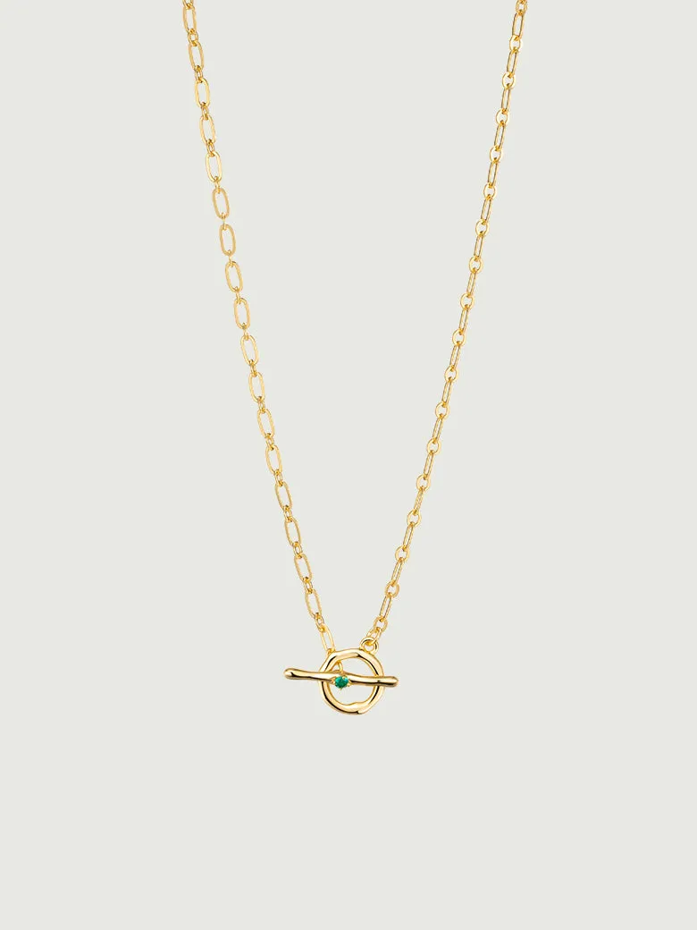 Link Wave Paperclip Necklace