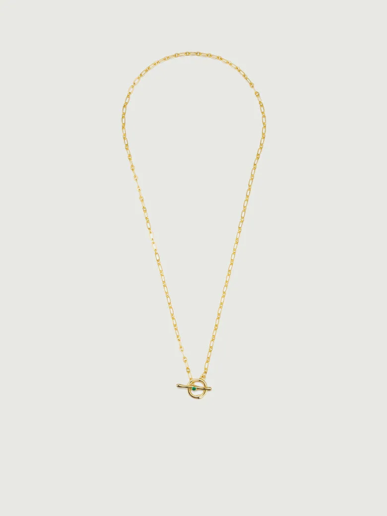 Link Wave Paperclip Necklace