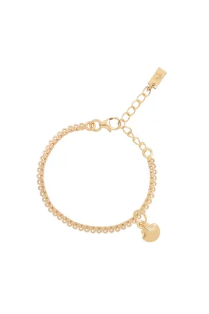 Little Mermaid Lace Chain Bracelet -  Gold