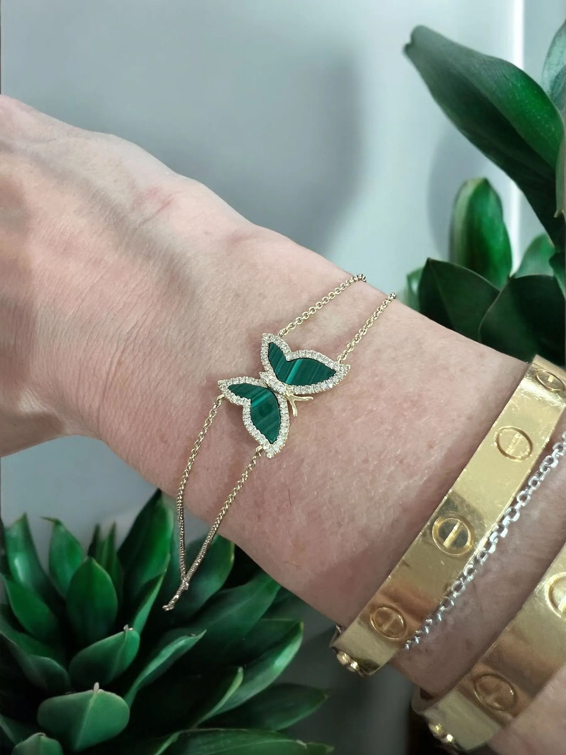MALACHITE BUTTERFLY BRACELET