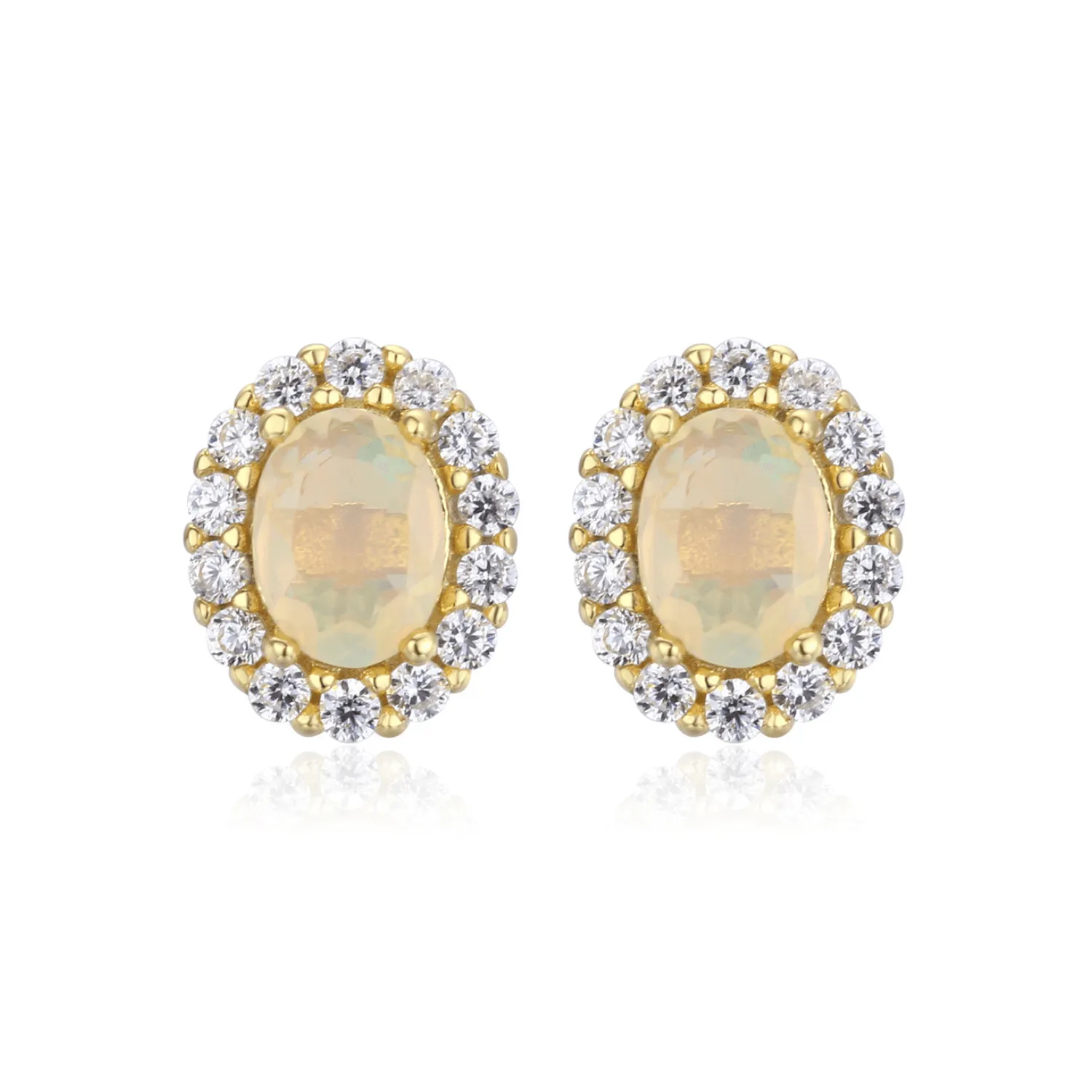 Manifestation Opal Earring Studs