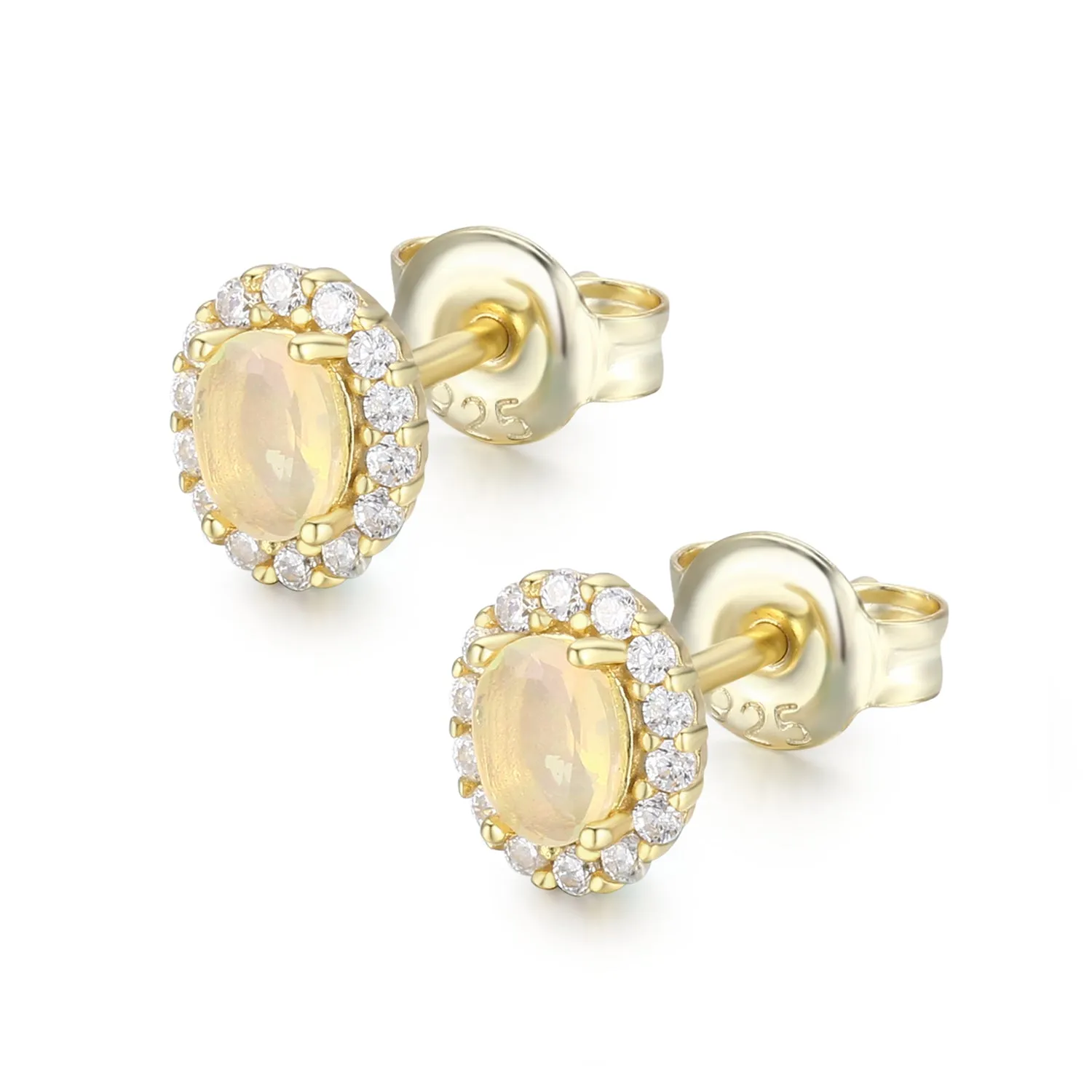Manifestation Opal Earring Studs