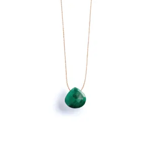 May Emerald Birthstone Necklace