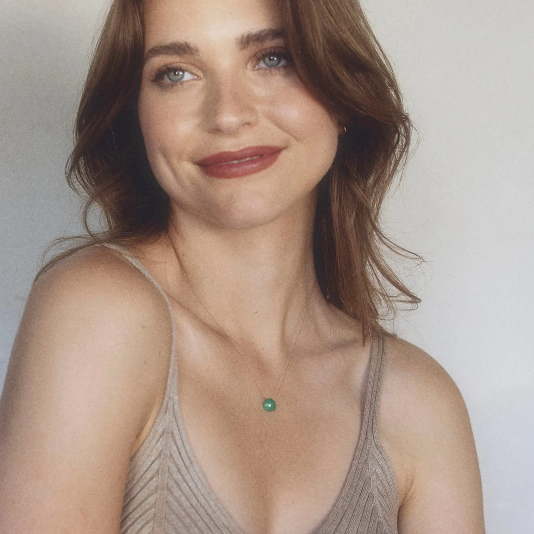 May Emerald Birthstone Necklace