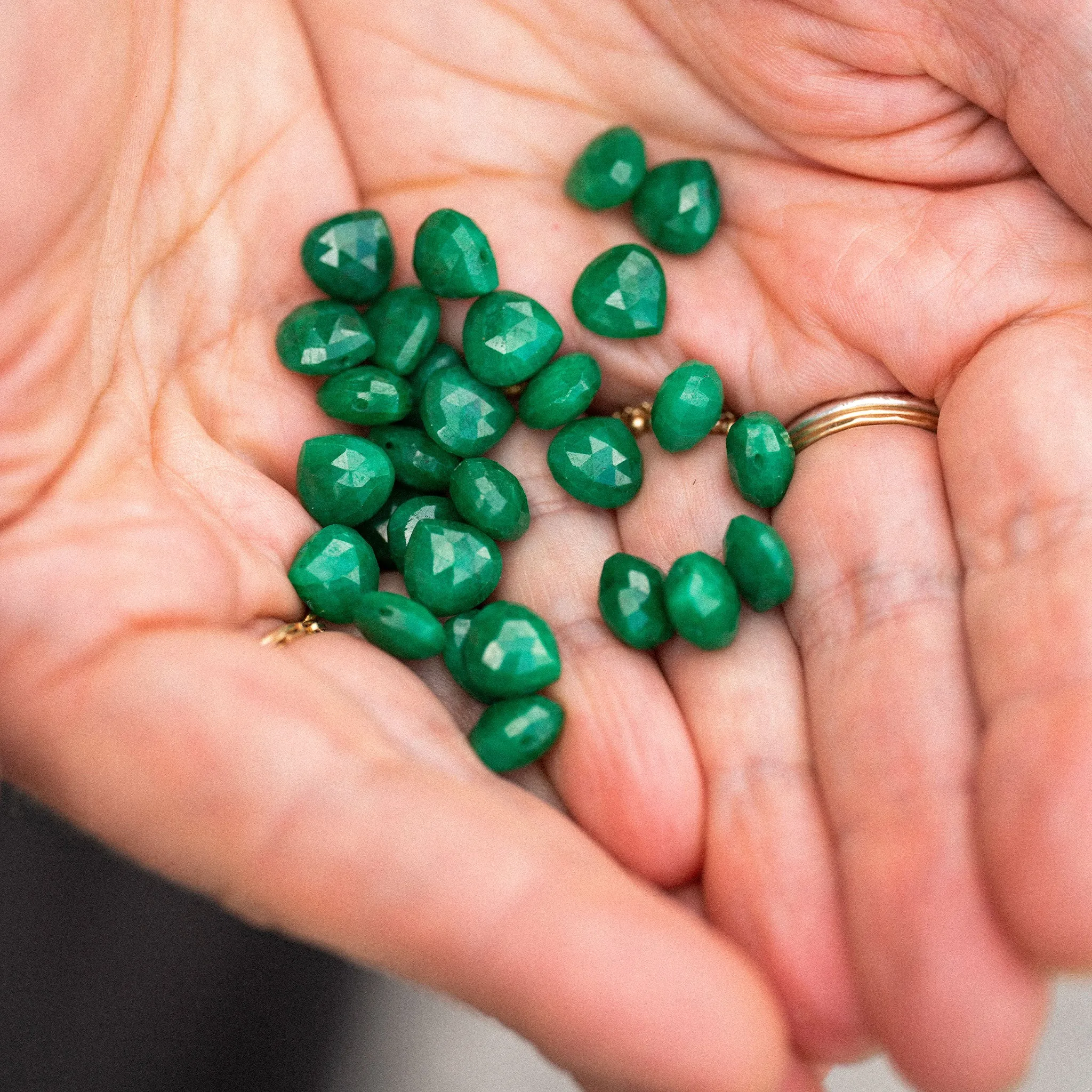 May Emerald Birthstone Necklace