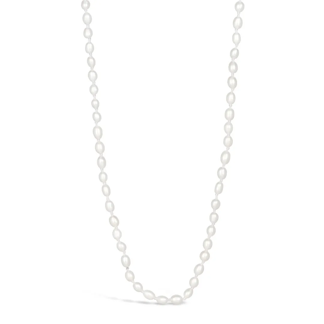 Men's Seed Pearl Necklace | Ivory