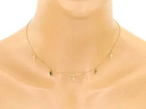 Mini Multi Cross Necklace