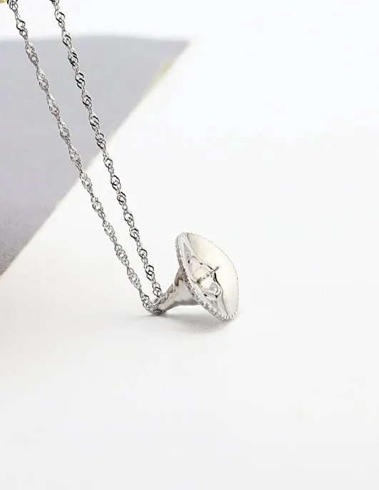 Necklace Pendant Blank Setting Hat Charm 16x24mm Sterling Silver Fine 925 For One Bead No Prong DIY Jewelry Finding Wholesale 1pc