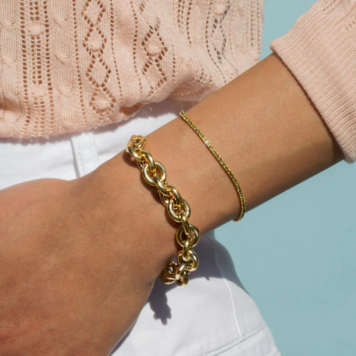Olive Riviere Gold Bracelet