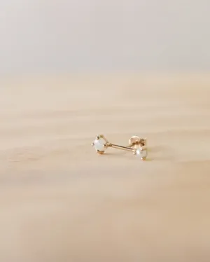 Opal and Pearl Orbit Stud