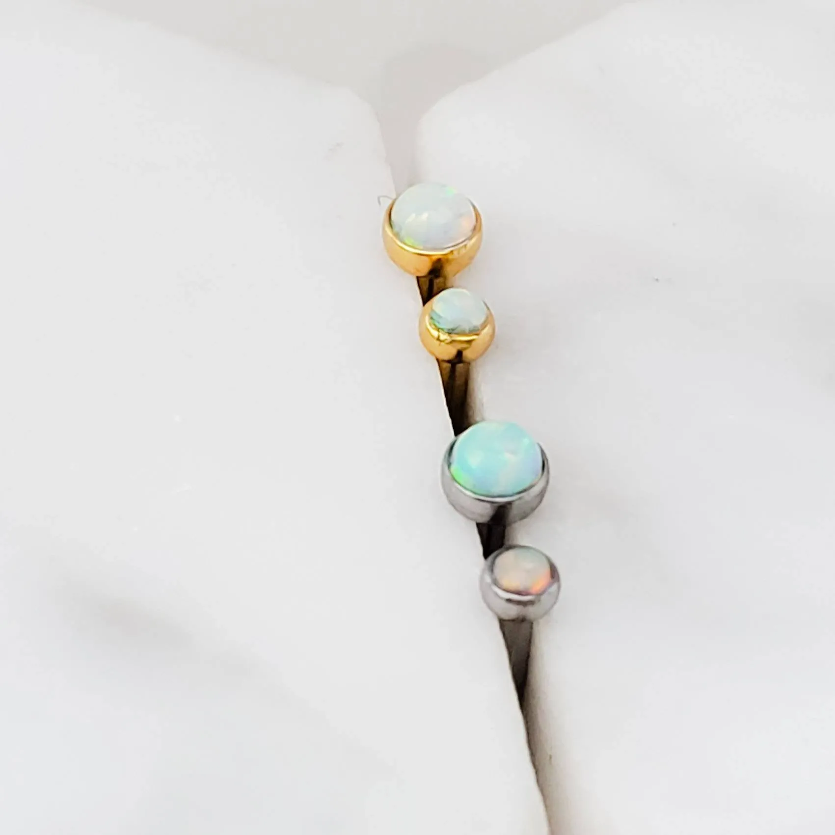 Opal Ball Back Studs